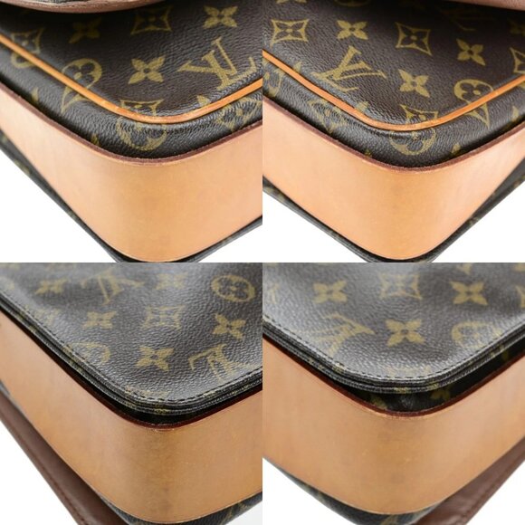 LOUIS VUITTON Cartouchiere GM Shoulder Bag Monogram Leather Brown M51252 85YH132 - Picture 7 of 15